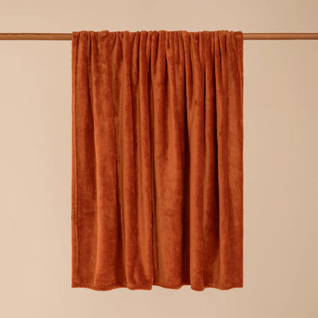 Harrow Fleece Throw Rust 140 x 180cm - image 3