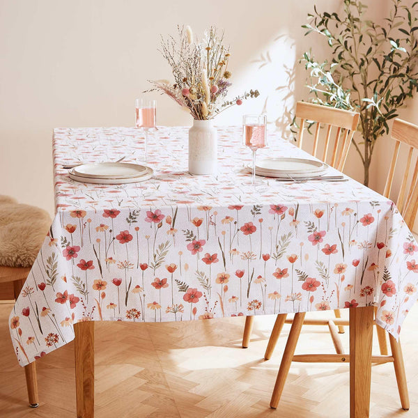 Harvest Flowers Wipe Clean Table Cloth - Ideal