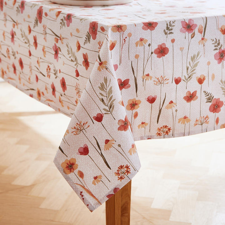 Harvest Flowers Wipe Clean Table Cloth - Ideal