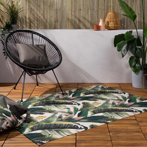 Hawaii Green Indoor Outdoor Rug - Ideal