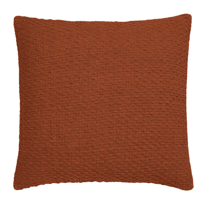 Hayden Recycled Cotton Terracotta Cushion Cover - Ideal