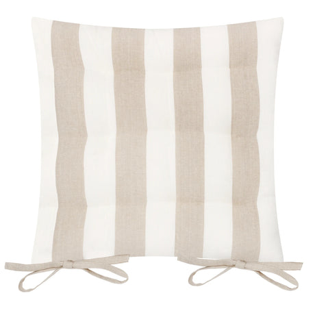 Hayle 2 Pack 100% Cotton Natural Seat Pad s 40cm x 40cm - additional product view 2