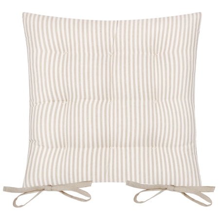 Hayle 2 Pack 100% Cotton Natural Seat Pad s 40cm x 40cm - additional product view 3