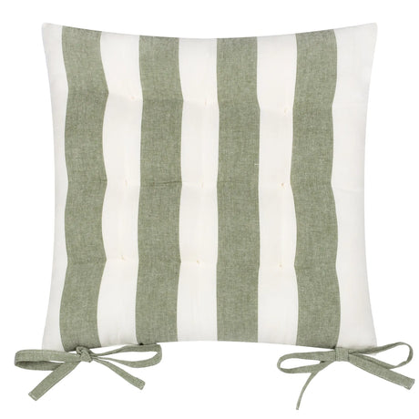 Hayle 2 Pack 100% Cotton Moss Seat Pad s 40cm x 40cm - additional product view 2