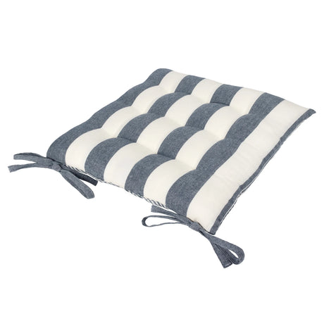 Hayle 2 Pack 100% Cotton Navy Seat Pad s 40cm x 40cm - additional product view 4