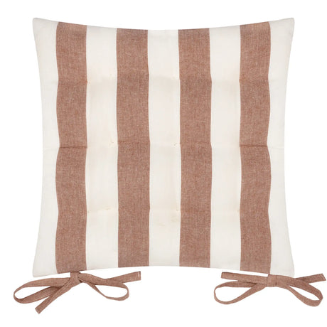 Hayle 2 Pack 100% Cotton Pecan Seat Pad s 40cm x 40cm - additional product view 2