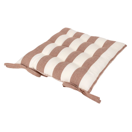 Hayle 2 Pack 100% Cotton Pecan Seat Pad s 40cm x 40cm - additional product view 4