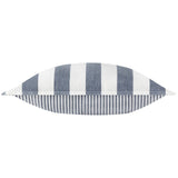 Hayle Outdoor 100% Cotton Navy Cushion Cover or Filled Cushion 50cm x 50cm - additional product view 4
