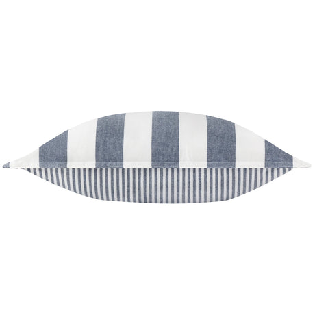Hayle Outdoor 100% Cotton Navy Cushion Cover or Filled Cushion 50cm x 50cm - additional product view 4