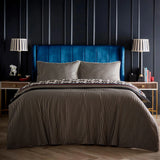 Laurence Llewelyn-Bowen Hero Black 100% Cotton 200 Thread Count Duvet Cover Set 2