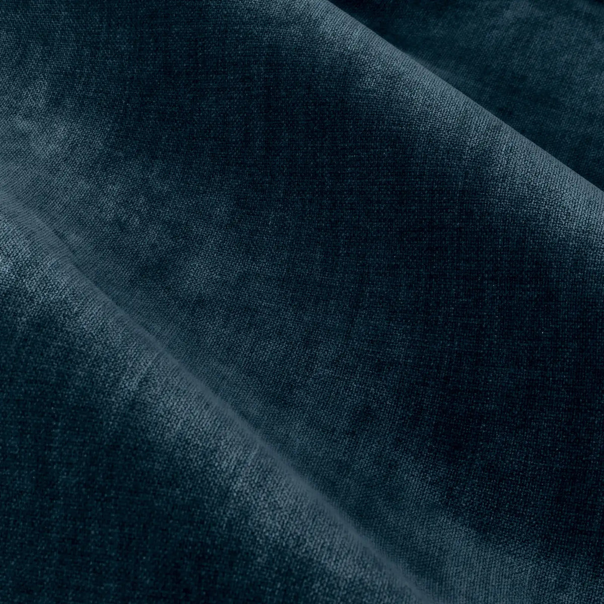 Heavy Lined Navy Velvet Chenille Pencil Pleat Curtains - additional product view 4