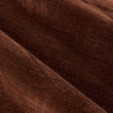 Heavy Lined Nutmeg Velvet Chenille Pencil Pleat Curtains - additional product view 4