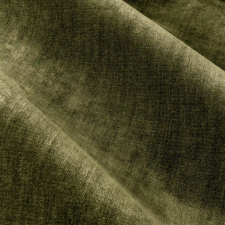 Heavy Lined Olive Velvet Chenille Pencil Pleat Curtains - additional product view 4