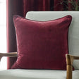 Heavy Chenille Piped Cushion Cover Beetroot 50 x 50cm - image 1