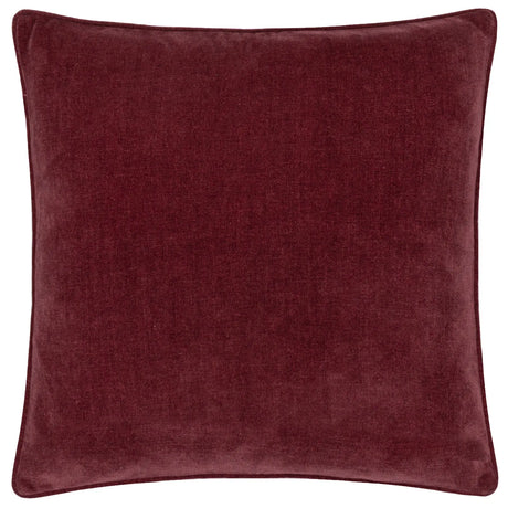 Heavy Chenille Piped Cushion Cover Beetroot 50 x 50cm - image 2
