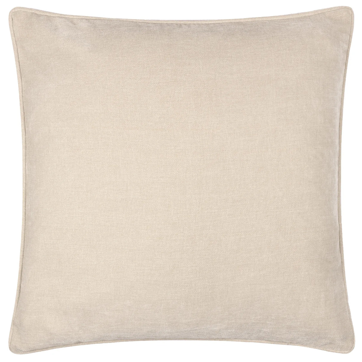 Heavy Chenille Piped Cushion Cover Linen 50 x 50cm - image 2