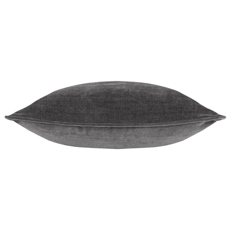 Heavy Velvet Chenille Charcoal Cushion Cover 50cm x 50cm - additional product view 2