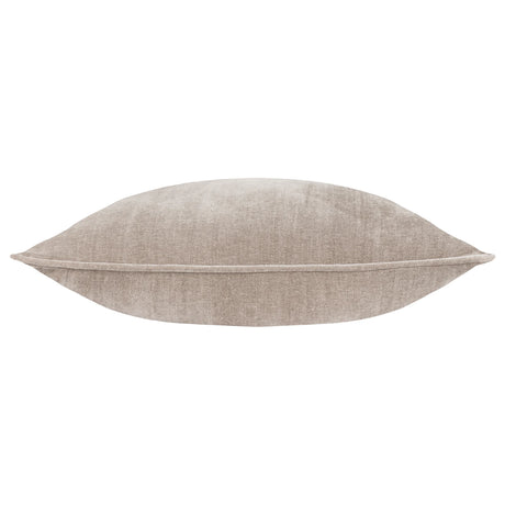 Heavy Velvet Chenille Greige Cushion Cover 50cm x 50cm - additional product view 2