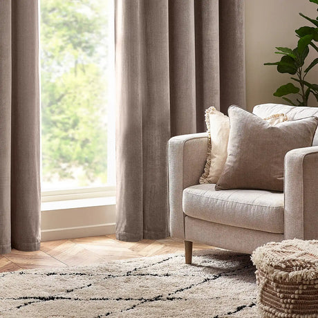 Heavy Velvet Chenille Greige Cushion Cover 50cm x 50cm - additional product view 4