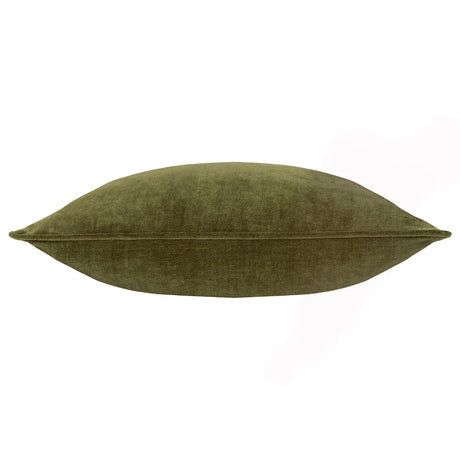 Heavy Velvet Chenille Olive Cushion Cover 50cm x 50cm - additional product view 2