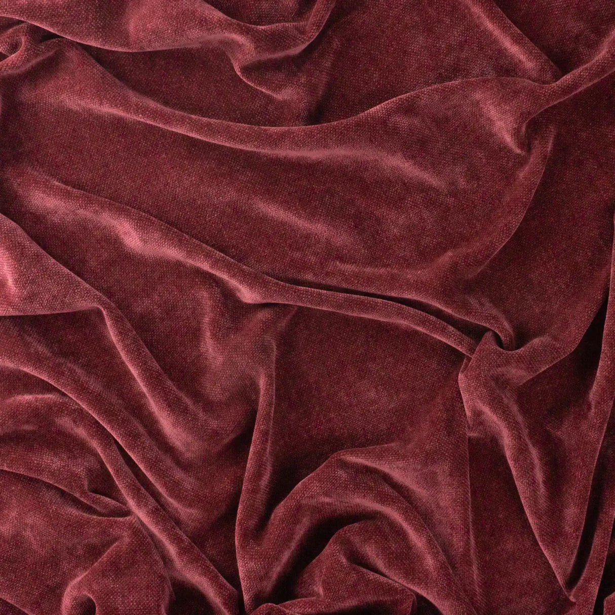 Heavy Chenille Velvet Throw Beetroot - image 4