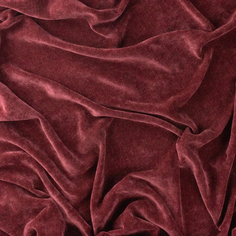 Heavy Chenille Velvet Throw Beetroot - image 4