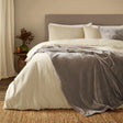 Heavy Chenille Velvet Throw Greige - image 1