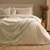 Heavy Chenille Velvet Throw Linen - image 1