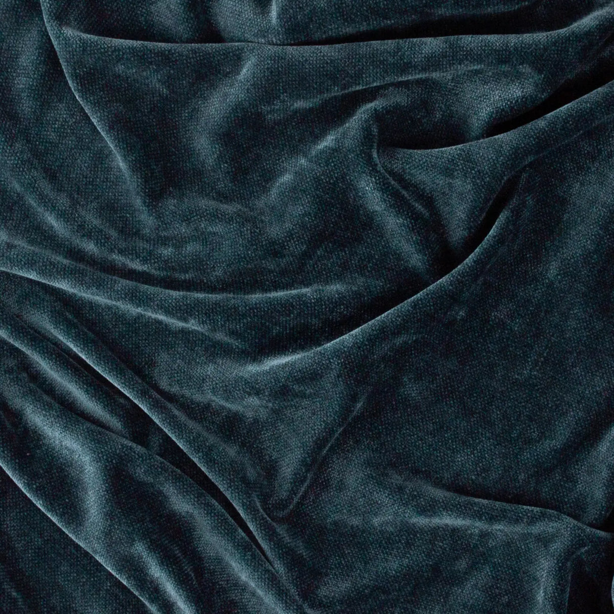 Heavy Chenille Velvet Throw Navy - image 4
