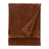 Heavy Chenille Velvet Throw Nutmeg - image 2
