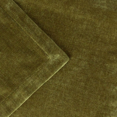 Heavy Chenille Velvet Throw Olive - image 3
