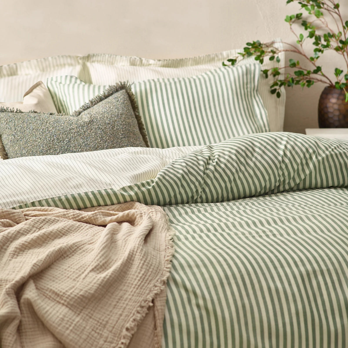 Hebden Forest 100% Cotton Duvet Cover Bedding Set - additional product view 1