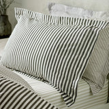 Hebden Black 100% Cotton Duvet Cover Bedding Set - additional product view 3
