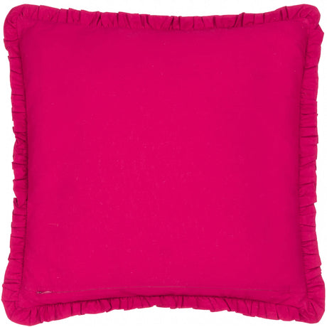 Henderson 100% Cotton Cerise / Jade Cushion Cover or Filled Cushion 45cm x 45cm - additional product view 3