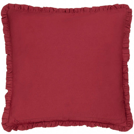 Henderson 100% Cotton Ruby / Gold Cushion Cover or Filled Cushion 45cm x 45cm - additional product view 3