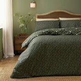 Heritage Floral Green Polycotton Duvet Cover Set - product image 4
