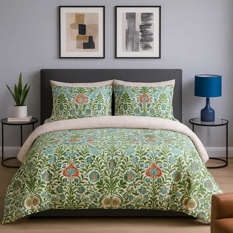 Heritage Flora Duvet Cover Set by Rapport Home