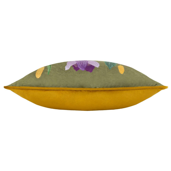 House of Bloom Celandine Olive Cushion Cover 17" x 17" - Ideal