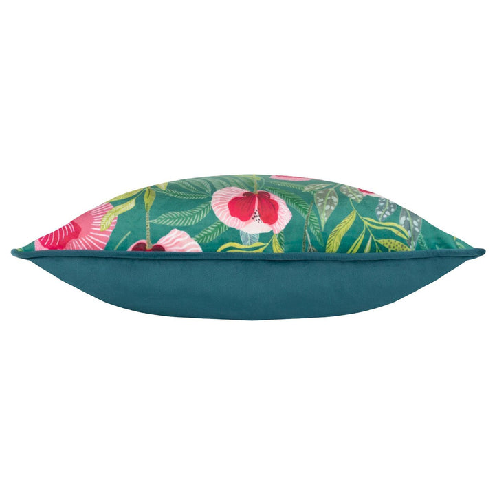 House of Bloom Poppy Cushion Teal - Ideal