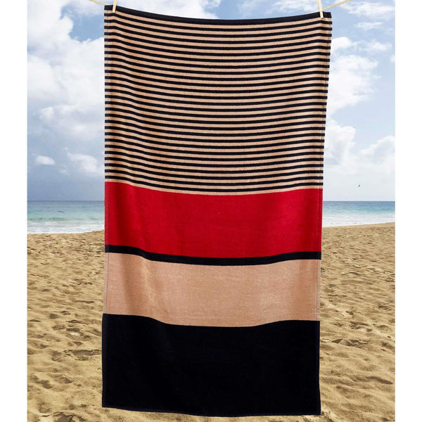 Hugo Stripe Beach Towel - Ideal
