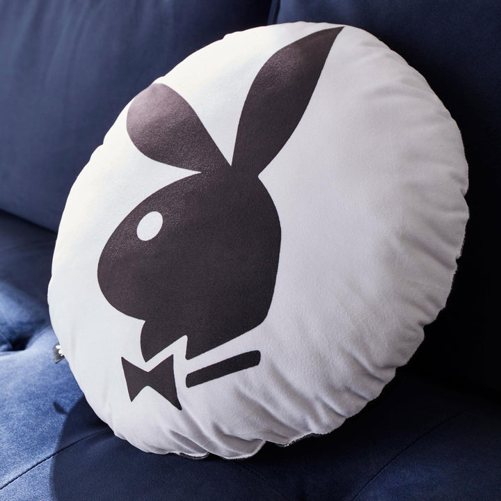 Iconic Bunny Round Cushion Monochrome - Ideal