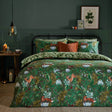 Into The Woods Printed Reversible Duvet Cover Set Forest Green - image 2