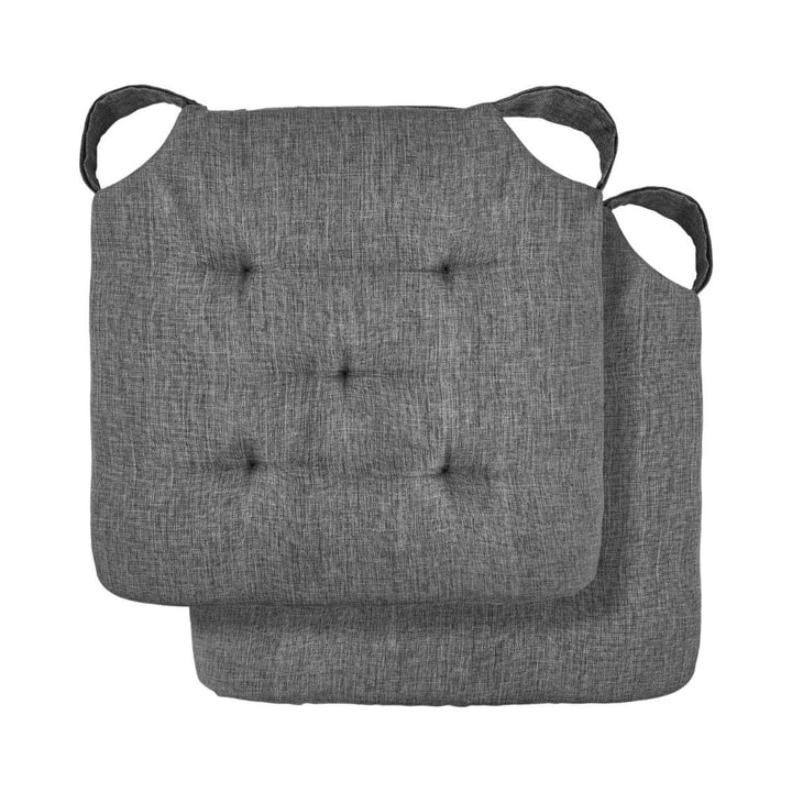 Jardin Seat Pad Charcoal Grey 16x16" (40x40cm) - Ideal