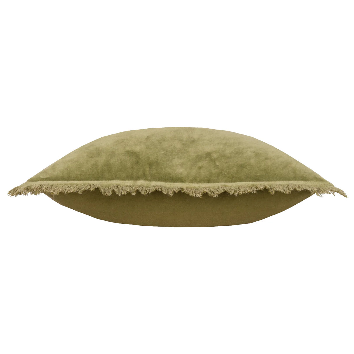 Jaye Velvet Fringed Cushion Cover Moss 45 x 45cm - image 4