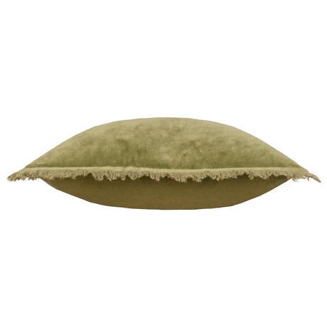 Jaye Velvet Fringed Cushion Cover Moss 45 x 45cm - image 4
