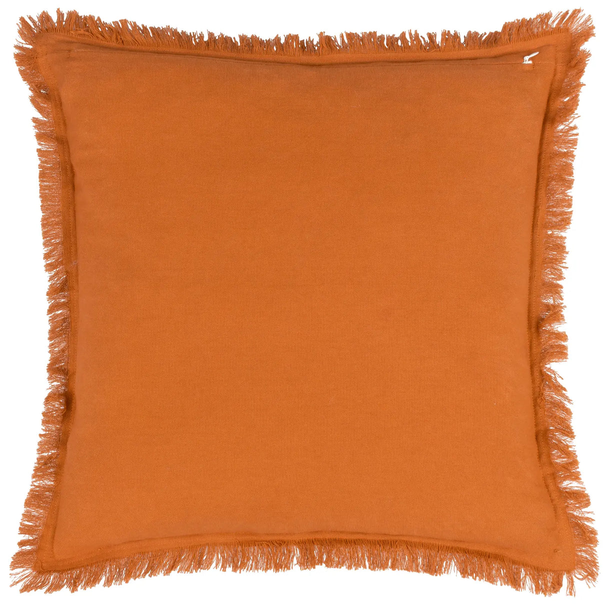 Jaye Velvet Fringed Cushion Cover Rust 45 x 45cm - image 3