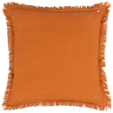 Jaye Velvet Fringed Cushion Cover Rust 45 x 45cm - image 3