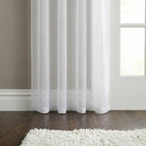 Jewel Sparkle Slot Top Voile Curtain Panel 3
