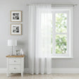 Jewel Sparkle Slot Top Voile Curtain Panel 1
