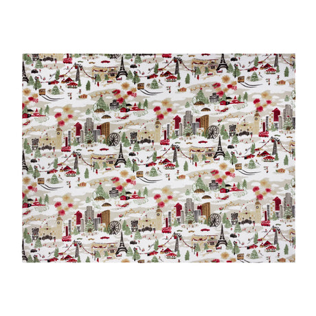 Joy To All Printed Fleece Throw Cream 140 x 180cm - image 3